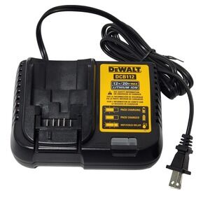 DeWalt DCB112 12V 20V MAX Lithium Ion Battery Charger Black Yellow 2.0 Amp